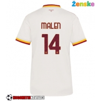 Ženske Nogometnih dresov AS Roma Donyell Malen #14 Gostujoči 2026-27 Kratki rokavi